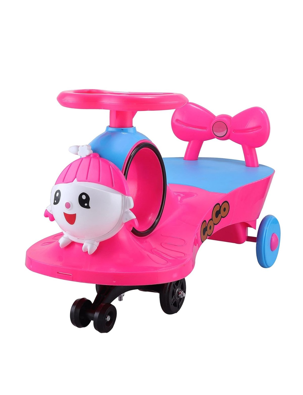 Coco Rider Drift Magic Swing Car for Kids & Baby, Twister Magic Ride on Car with Scratchfree PU Wheels, Push Ride on Magic Swing Car for Kids 3+ Years, Capacity Upto 125 KG - Image 4