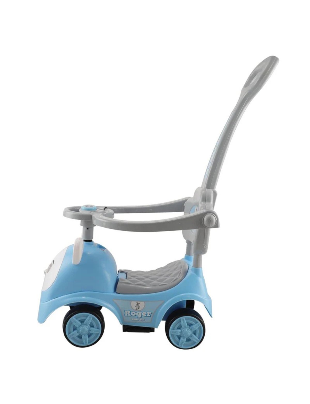 Dash Star Roger Ride On Push Musical Baby Car With Protective Arm Rest And Parent Handle Rideons & Wagons Non Battery Operated Ride On - Image 5