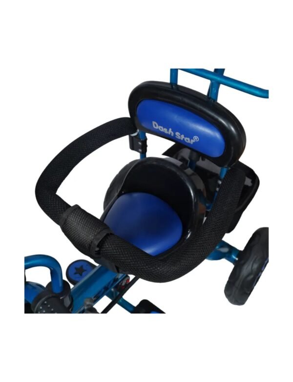 Dash Star Hexa Super Tricycle for Kids Smart Plug & Play with Canopy, Storage Basket Hexa Tricycle - Image 4