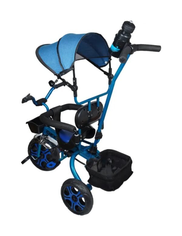 Dash Star Hexa Super Tricycle for Kids Smart Plug & Play with Canopy, Storage Basket Hexa Tricycle - Image 5