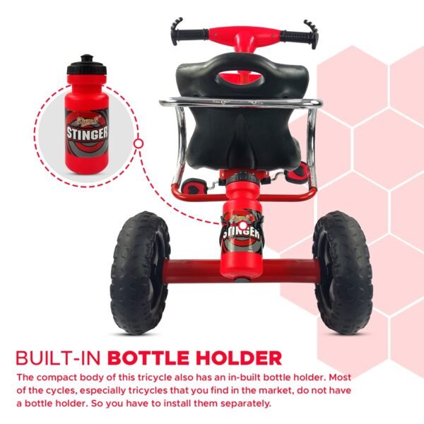 Dash Stinger Tricycle for Kids, Baby Cycle, Kids Cycle, Tricycle for Kids for 3 Years to 5 Years with Storage Basket and Sipper (Capacity 25kg  ) - Image 6