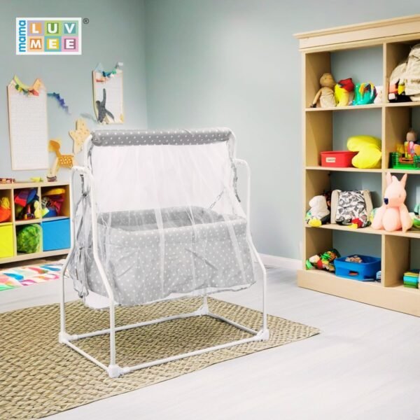 New Born Baby Smart Cradle With Swing, Jhula With Mosquito Net,Baby Palna - Image 2