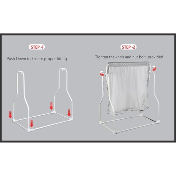 New Born Baby Smart Cradle With Swing, Jhula With Mosquito Net,Baby Palna - Image 3