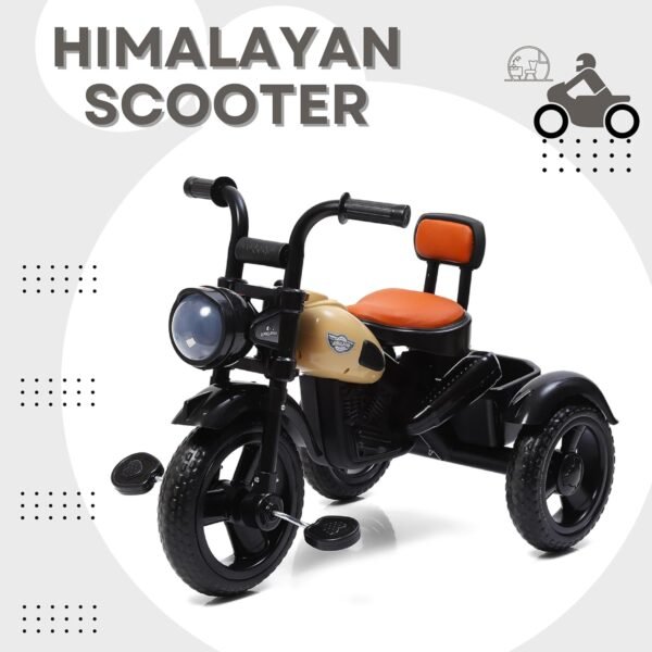 Fun Ride Himalayan Kids Tricycle - Front Headlight, Musical - 1 Year to 5 Years - - Image 2